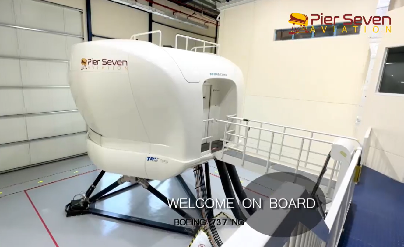 Pier Seven Aviation Boeing B737NG Full Flight Simulator Pilot Training AFM
