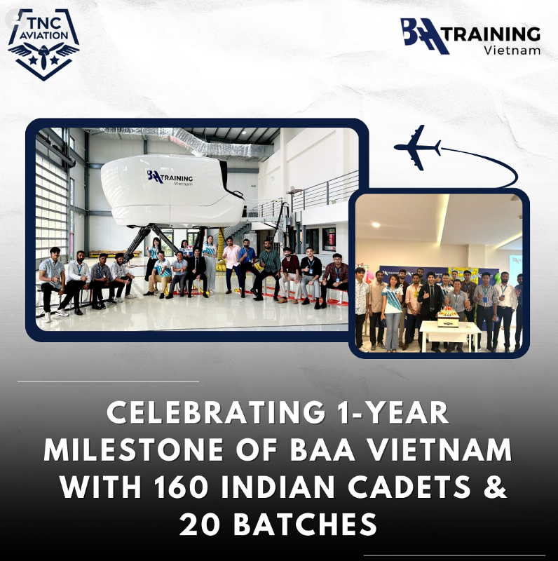 TNC Aviation BAA Training Vietnam 160 Cadets Pilot Training AFM