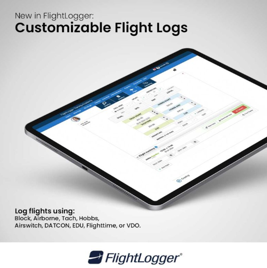 Flightlogger Flight School Management Software Customizable Flight Logs Pilot Training AFM