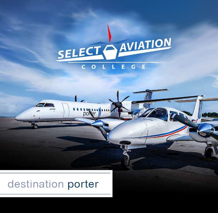Select Aviation College Canada Flight Training Porter Airline Pilot Training AFM