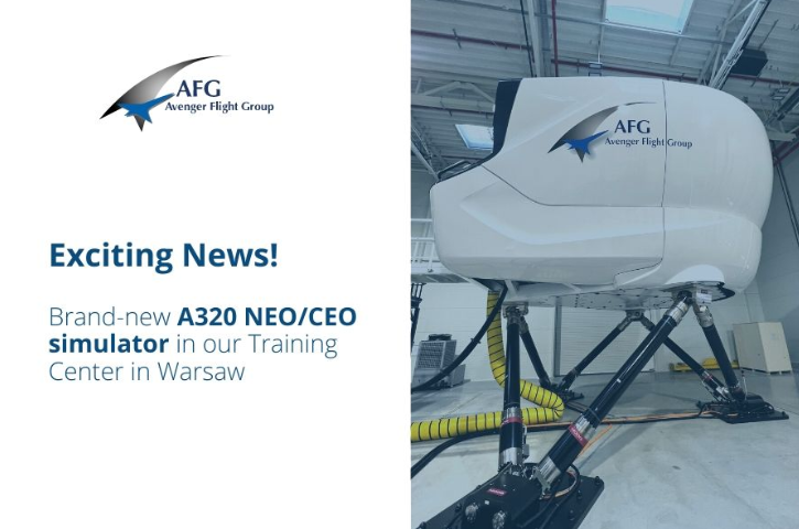 Avenger Flight Group A320 NEO CEO Warsaw Training Center Pilot Training AFM