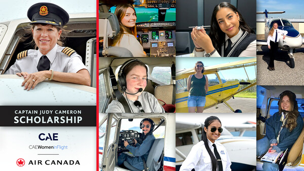Air Canada and CAE Announce 2024 Judy Cameron Scholarship Winners (CNW Group/Air Canada) - Pilot Training AFM.aero