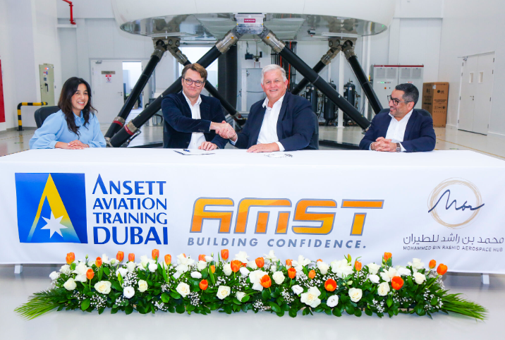 Ansett Aviation Training Dubai AMST Airbus A320 Full Flight Simulator Pilot Training AFM