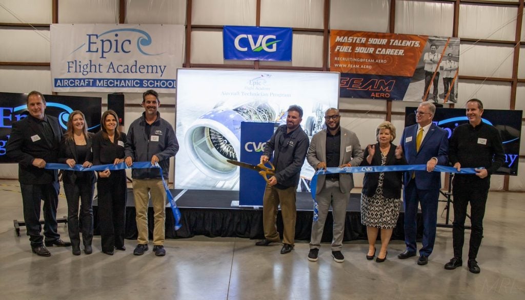 US Aviation and Pilot Training Group Epic Flight Academy Opens New Aircraft Mechanic School at CVG Airport – Airline fleet Management