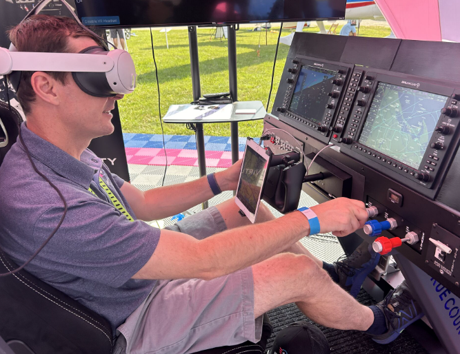 True Course Simulations Mixed Reality Flight Simulator Pilot Training AFM