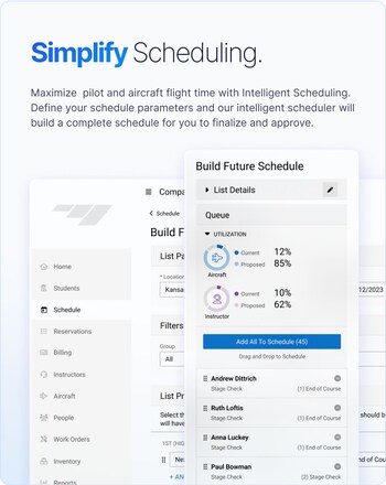 Flight Schedule Pro's Intelligent Scheduling - Pilot Training AFM.aero