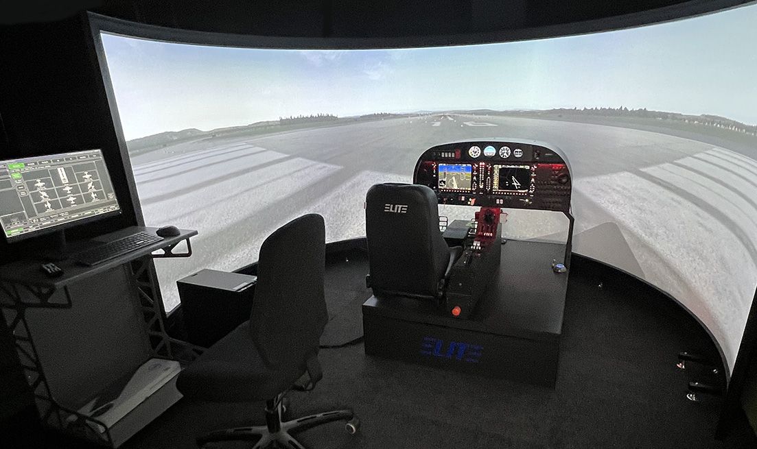 ELITE Simulation Solutions Diamond DA42 Flight Training AFM