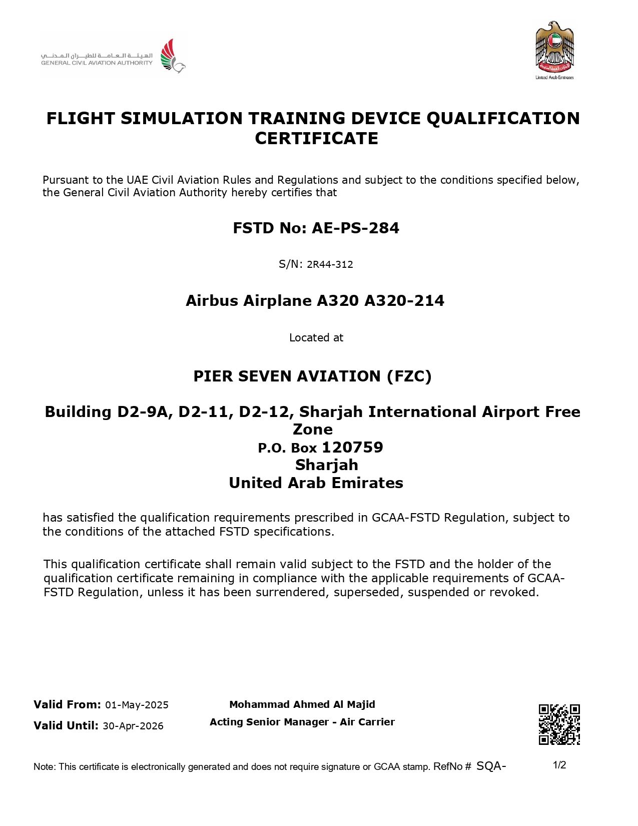 Pier Seven Aviation - Pilot Training AFM.aero