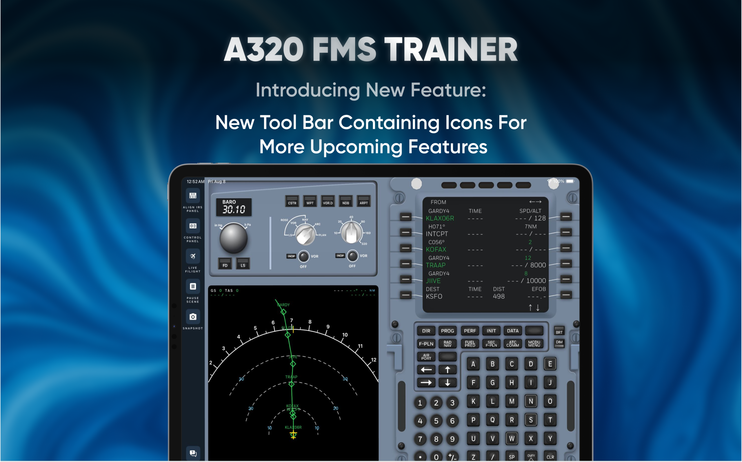 SimViz Labs A320 FMS Trainer - Pilot Training AFM.aero